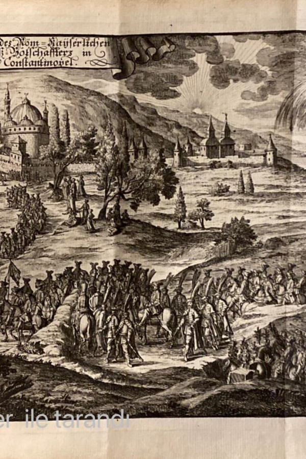 3. Ahmed Constantinople Topkapı Sarayı Yeniçeriler 1723 Tarihli Ahşap Baskı Gravür 3. Ahmed Constantinople Topkapı Sarayı Yeniçeriler 1723 Tarihli Ahşap Baskı Gravür