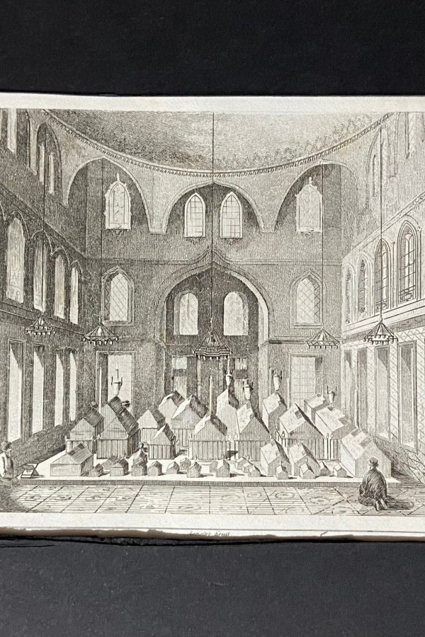 Sultan valide'nin kabir şapeli gravürü Sultan valide'nin kabir şapeli gravürü