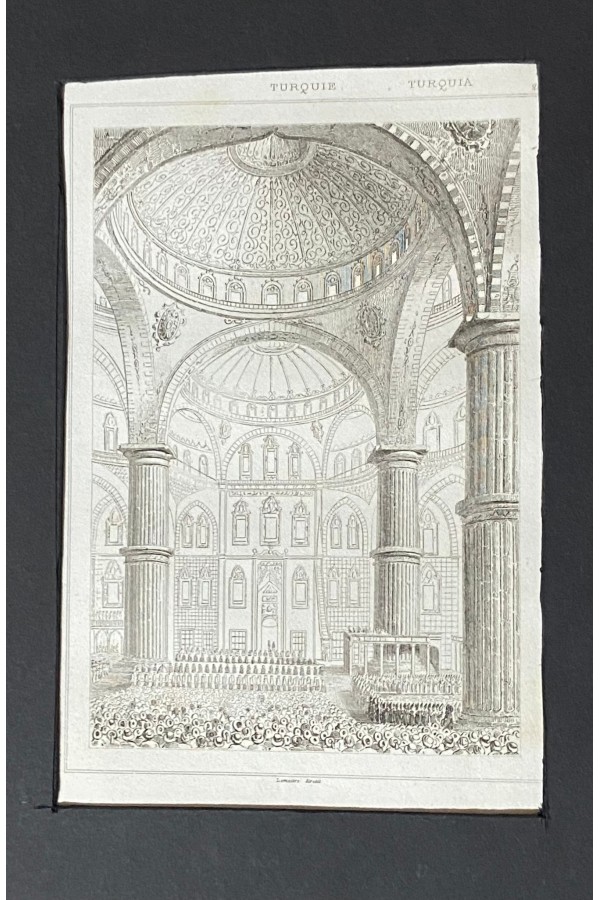 Sultan Ahmet camii gravürü Sultan Ahmet camii gravürü