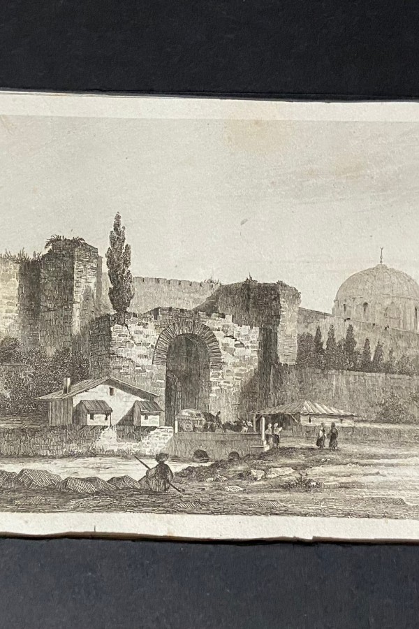 İnci köşkü gravürü İnci köşkü gravürü