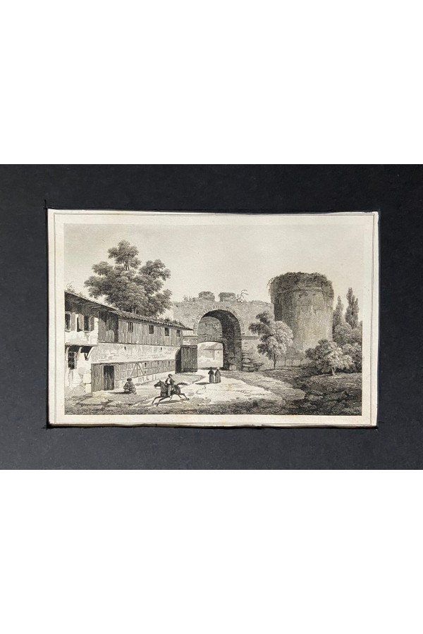 Edirne zafer kapısı gravürü