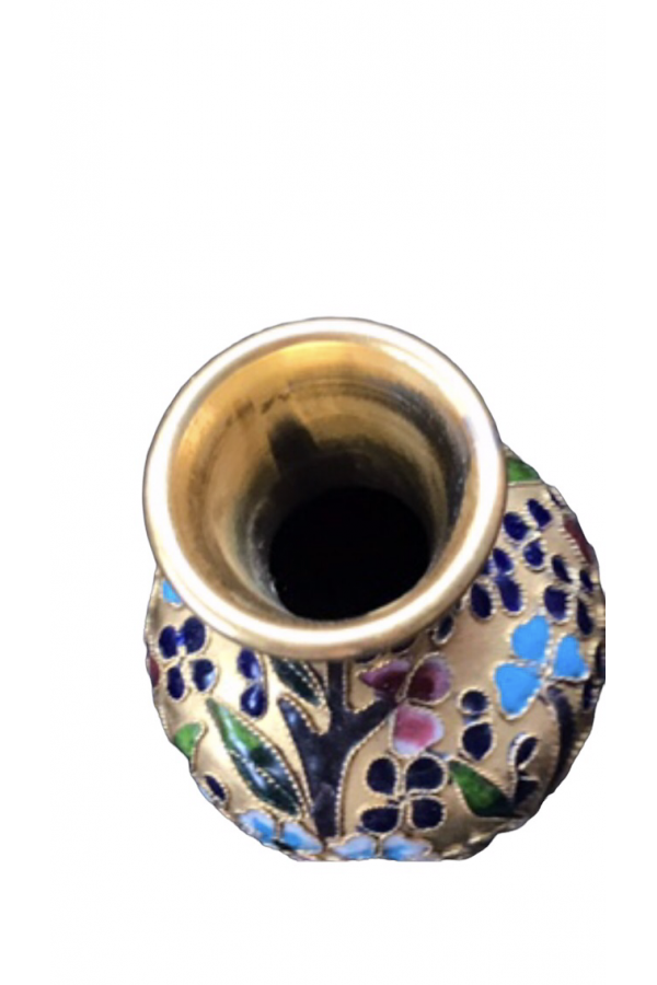 Cloisonne mineli vazo