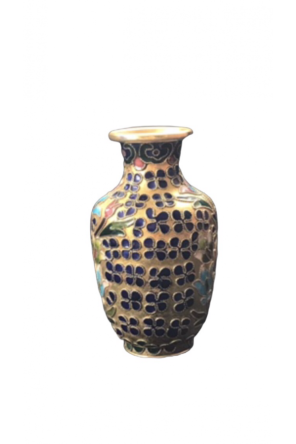 Cloisonne mineli vazo
