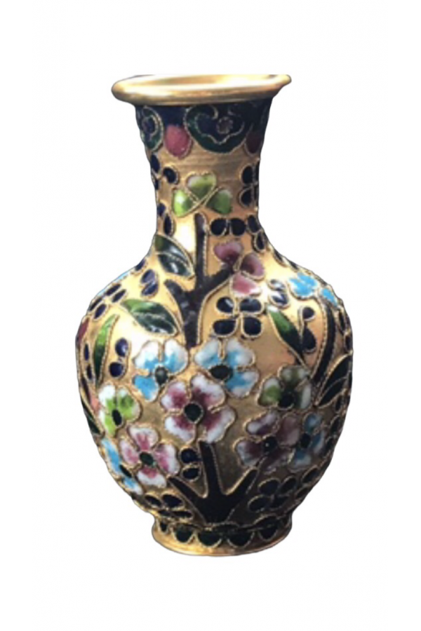 Cloisonne mineli vazo