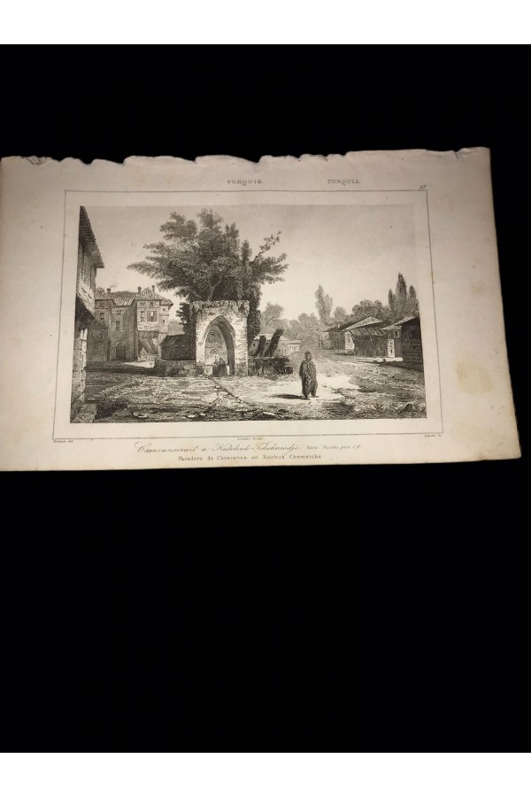 Karavan Durağı Gravürü
