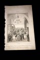 Avrupa Elçisinin Sadrazamla Yemeği Gravürü
