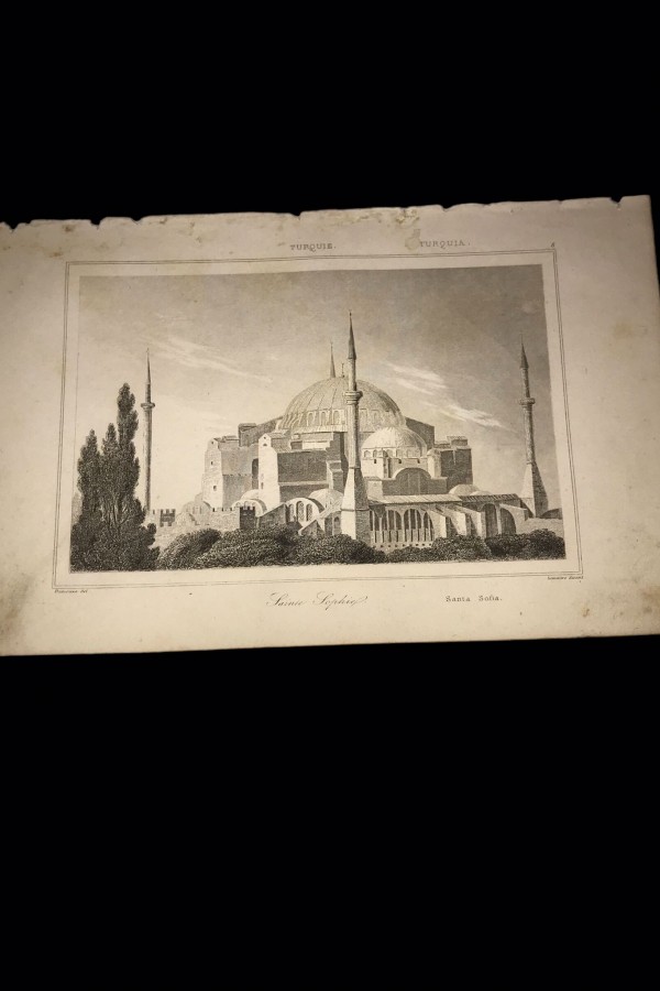Aya Sofya Camii Gravürü Aya Sofya Camii Gravürü