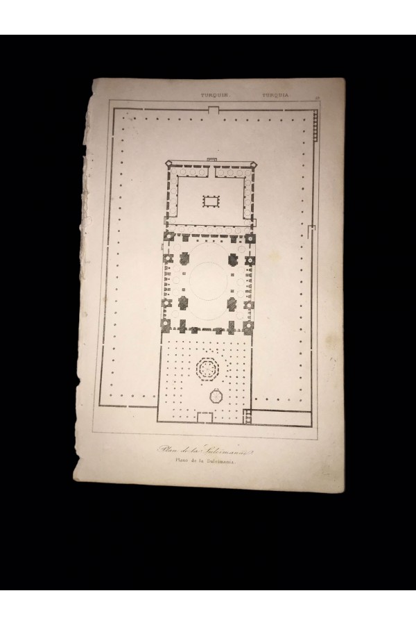 Süleymaniye Planı Gravürü