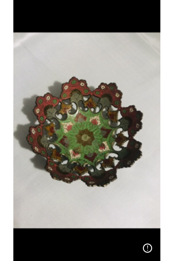 Cloisonne mineli sunumluk