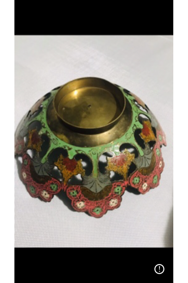 Cloisonne mineli sunumluk