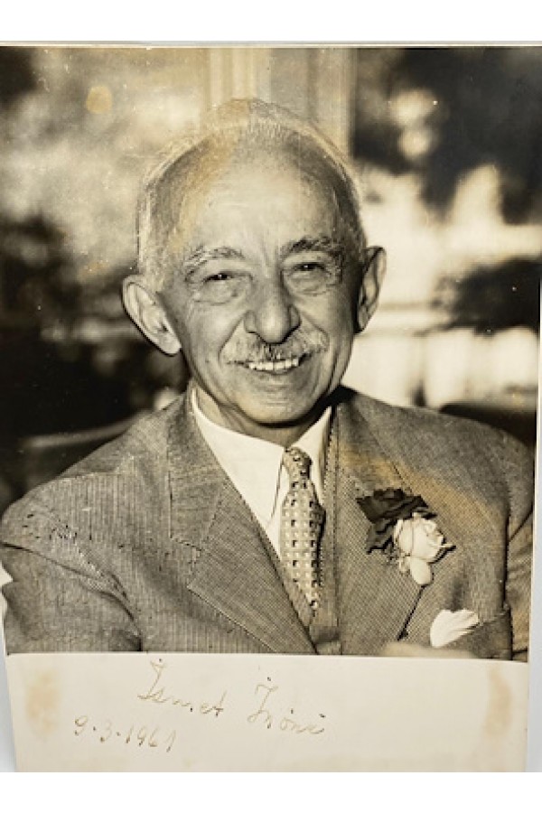 İsmet İnönü İmzalı Fotoğraf