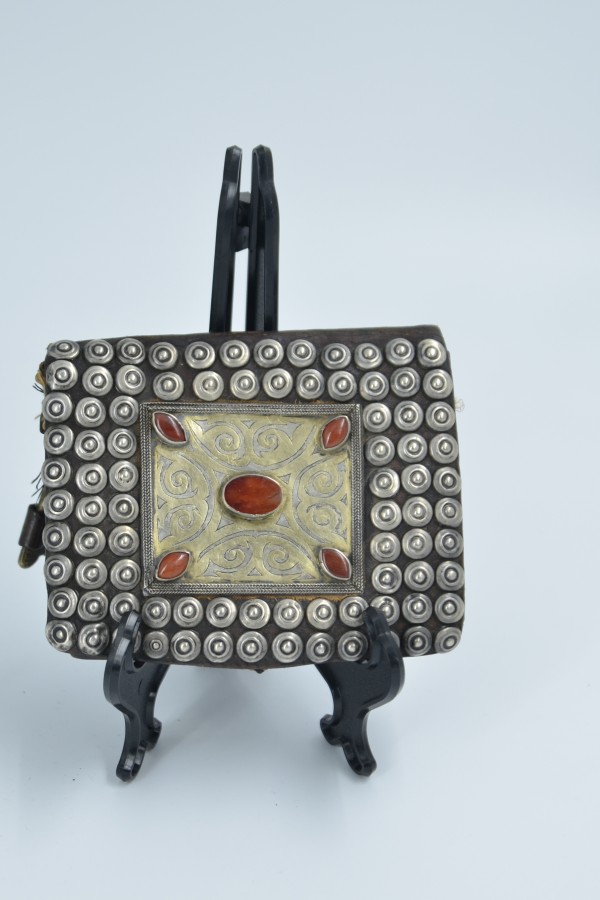 Osmanlı Gümüş İşlemeli Cüzdan