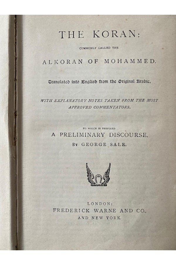 The Koran George Sale