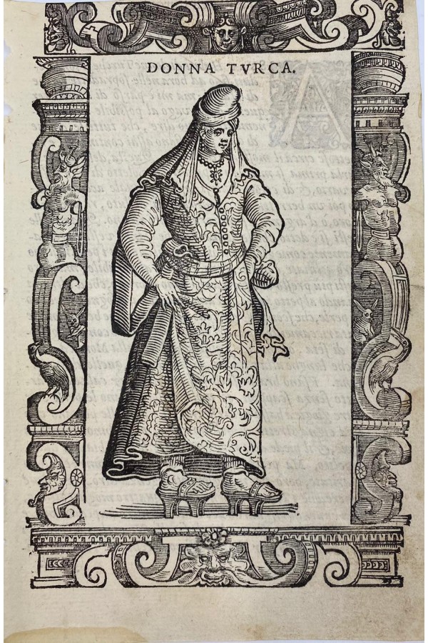 1590 Yılı Cesario Vecellio Gravür