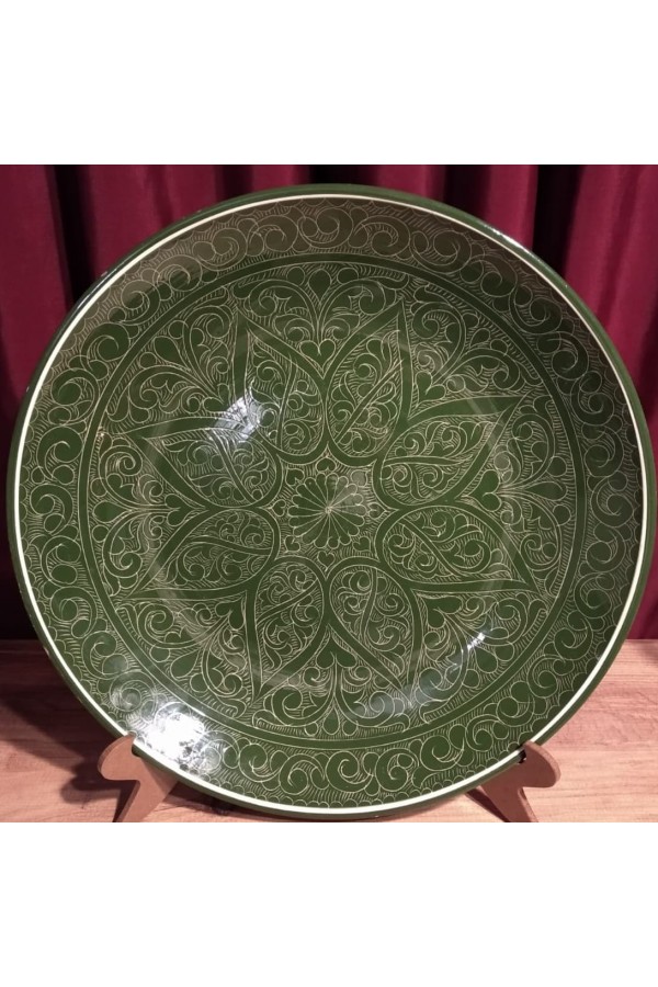 Uzakdoğu çini duvar tabağı ebat 43 cm Uzakdoğu çini duvar tabağı ebat 43 cm