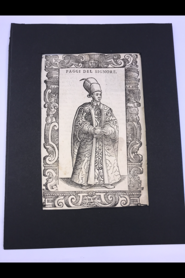1590 Yılı Cesario Vecellio Gravür 1590 Yılı Cesario Vecellio Gravür