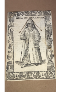 1590 Yılı Cesario Vecellio Gravür